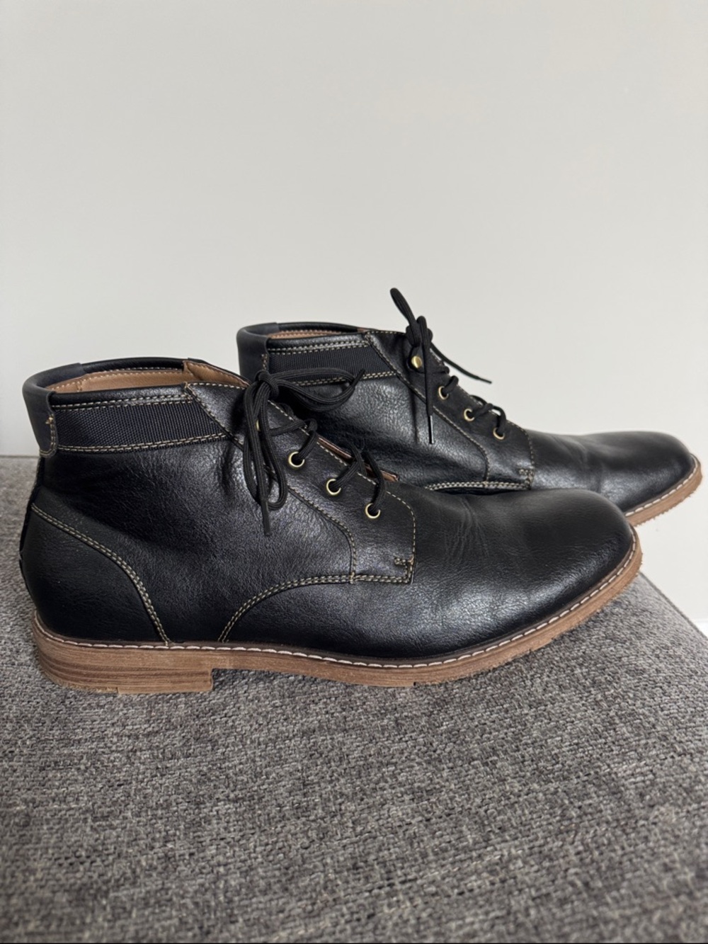Hawker Rye Frausen Lace-Up Boots — Black, Men’s 11.5, EUC